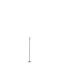 Faro Barcelona Outdoor Floor Lamp Post for Exterior Space with Warm White Light Gray