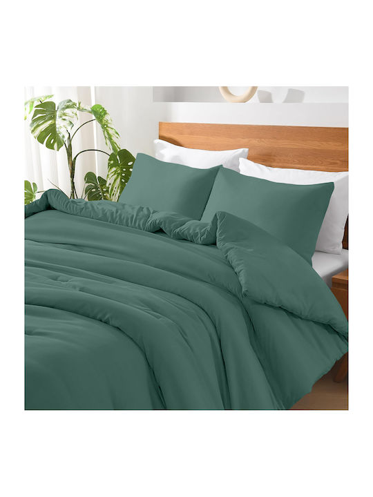 Lino Home Basico Σετ Σεντόνια Μονά 170x260εκ. P...