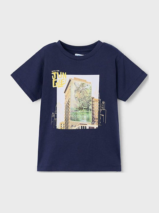 Mayoral Παιδικό T-shirt ναυτικό μπλε