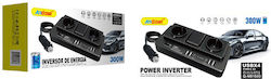 Andowl Qnb1600 Inverter Αυτοκινήτου 300W για 12V DC με 6xUSB Andowl Qnb1600 Inverter Αυτοκινήτου 300W για 12V DC με 6xUSB