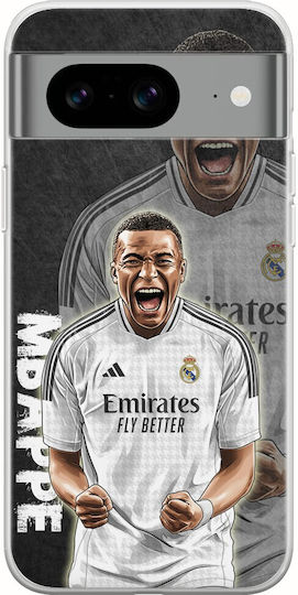 Football Stars Kylian Mbappe Google Pixel 8a 5g Flexible Tpu Διάφανη Σιλικόνη