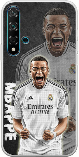 Football Stars Kylian Mbappe Huawei Nova 5t Flexible TPU Transparent Silicone