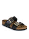Sydney Women's Flat Sandals in Black Color Regular Fit