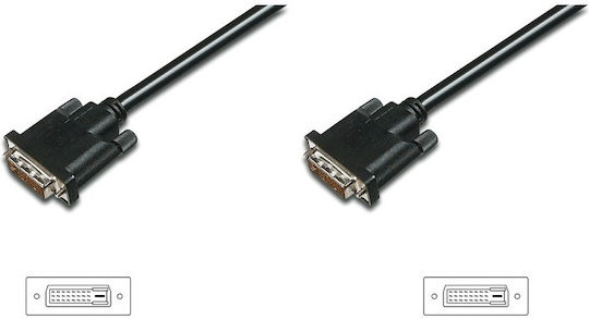 Digitus Kabel DVI-D-Stecker - DVI-D-Stecker 2m Schwarz (84525)