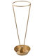 Ομπρελοθήκη 247hfm1227 22x22x70cm Gold Aberto Design Μέταλλο