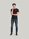 512 Men's Jeans Pants with Skinny Tapered Fit Blue
