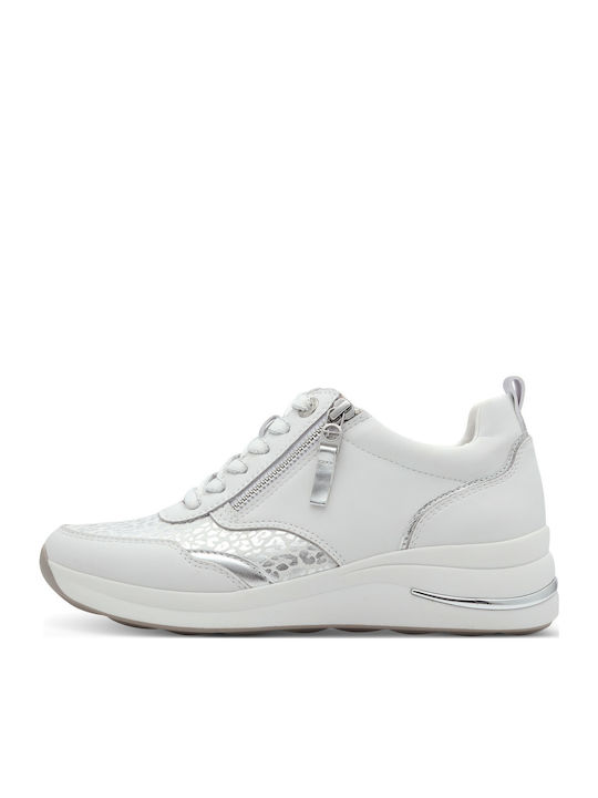 Tamaris Γυναικεία Sneakers White Nappa