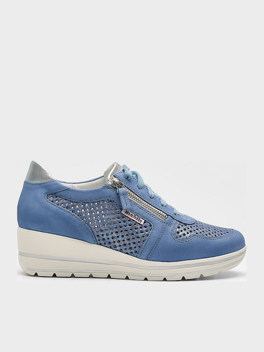 Mephisto Γυναικεία Ανατομικά Sneakers Sea Blue