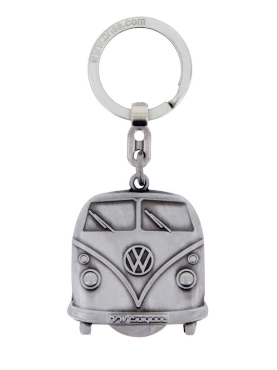 Vw T1 Schlüsselanhänger Einkaufswagen-Chip Silber Bukh21