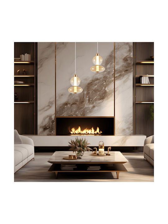 Eko Light Hängelampe Gold