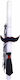Nstnastasia Baptism Candle Blue White Red Mustache Tie 0584