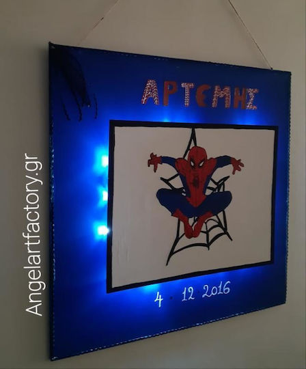 Φωτιζόμενο Κάδρο Spinderman