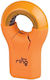 Serve Radiergummi-Spitzer Einzelring Pastellorange 0.93.075