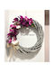 Decorative Wreath "Purple Orchid"