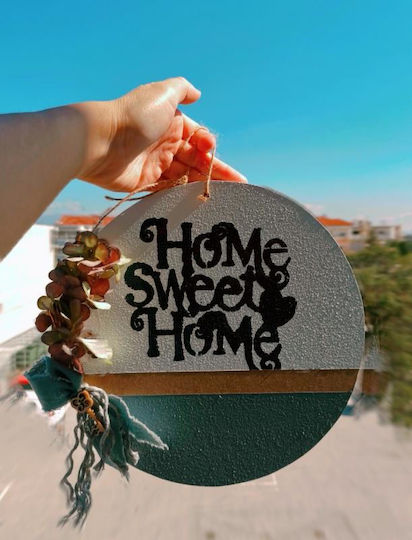 Διακοσμητική Ξύλινη Ταμπέλα Τοίχου "home Sweet Home"