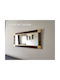 Mirror with Hammered Details