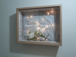 Hanging Wedding Crown Case Modern Beige Gray