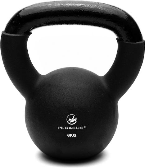 Pegasus Kettlebell Cast Iron 6kg Black