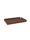 Διακοσμητικός Δίσκος Ortho Matt Wenge Pam & Co W30 X D20 X H3 Cm 33020-943