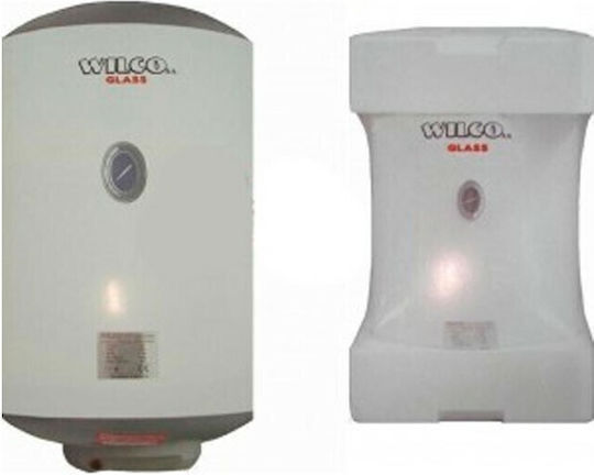 Wilco Titanium Glass 60lt Κάθετος 4kw Slim