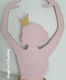 Dekorative Holz-Ballerina