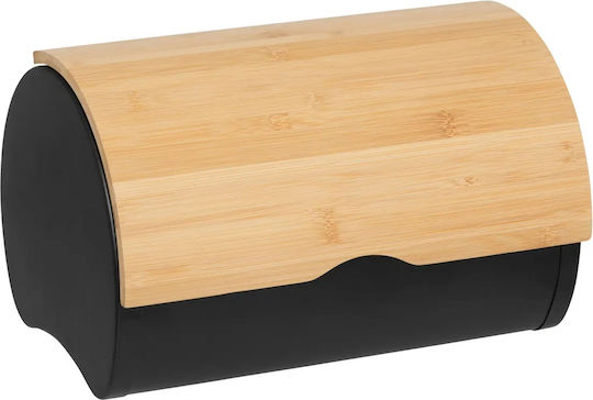 5Five Axera Ψωμιέρα με Καπάκι Μεταλλική Μπεζ 32x20.5x32cm