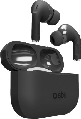 SBS Air Kab Max In ear Bluetooth хендсфри Слушалки с Кутийка за Зареждане Черен