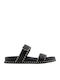 Women's Flat Sandals in Black Color