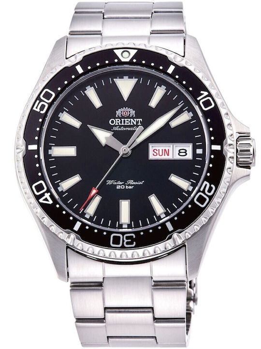 Orient Sports Diver Men's Watch Automatic with Silver Metal Bracelet