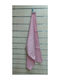 Klotsotiras Geschirrtuch aus 100% Baumwolle in Rosa Farbe 45x75cm