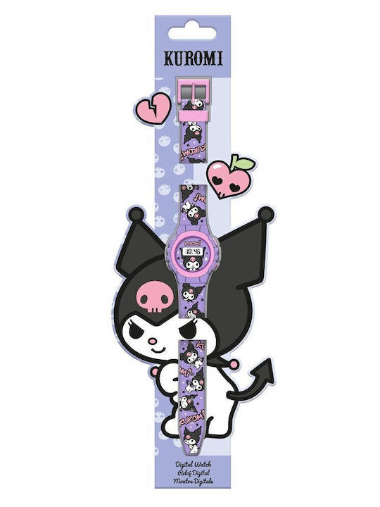 Kids Licensing Παιδικό Ψηφιακό Ρολόι Μωβ