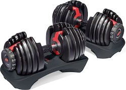 Bowflex Dumbbell Set 2x 24kg Adjustable with Stand