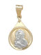 Goldjewels Lucky Charm Virgin Mary Necklace in 9K Gold