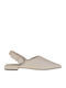 Pointy Slingback Ballerinas Beige