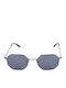 Prive Revaux Men's Sunglasses with Black Metal Frame and Black Lens KJ1M9