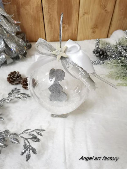 Weihnachtliche Schneekugel 1Stück