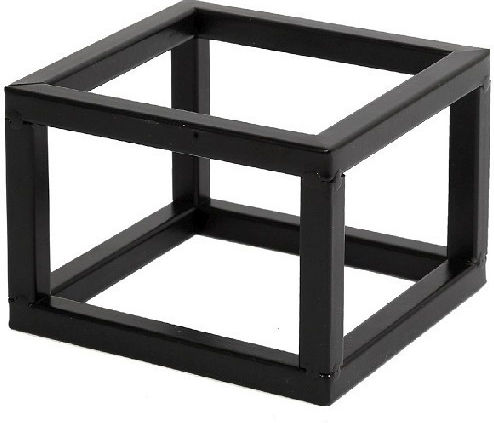 Espiel Βάση Παρουσίασης Μπουφέ Μεταλλική Cubes 14cm 2τμχ