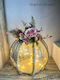 Large Decorative Glass Pumpkin Light