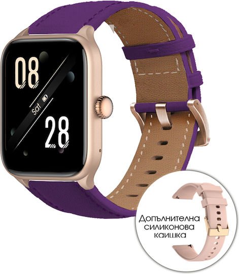 Riversong Motive 6 Pro Smartwatch mit Pulsmesser (Rose Gold)