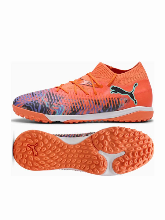 PUMA Future 8 Match TT Футболни Обувки с Гумена Подметка Оранжеви