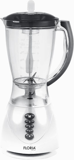 Zilan Blender Cu Cană Din Plastic 1,5 L 300W Alb ZLN3081
