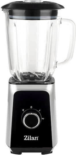 Zilan Mixer mit Glas Kanäta 1,5 l 1000W Schwarz Zilan