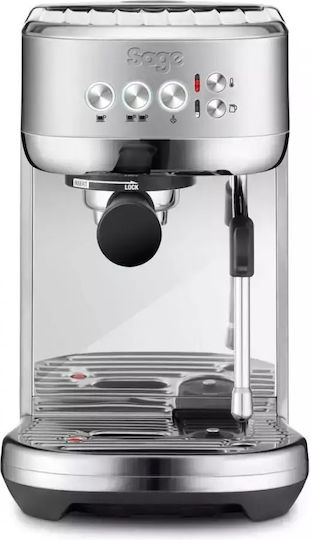 Sage Μηχανή Espresso 1600W Πίεσης 9bar Ασημί SES500BSS