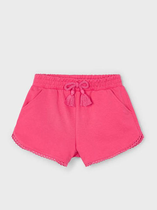 Mayoral Kids' Shorts/Bermudas Fabric Pon Pon Coral
