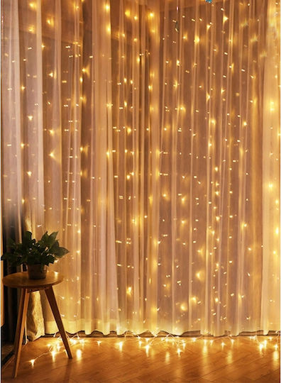 300 Luminite LED 3m. x 300buc Alb cald USB tip Perdea 1buc 300 Luminite LED 3m. x 300buc Alb cald USB tip Perdea 1buc
