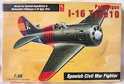 Hobby Craft Modellfigur Polikarpow I-16 Typ 10 Spanischer Bürgerkrieg Jäger 1:48 Hc1575