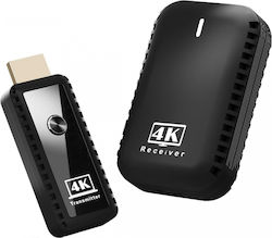 Pyramid Transmitter Receiver Wireless Hdmi 4k Hdmi 4k@30hz Plug Play 2.4/5g