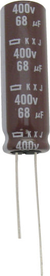 68μf 400v Nippon Chemicon Ø12.5x40 мм Ls:5mm 12000ч @ 105°c 68uf 400v електролитен кондензатор