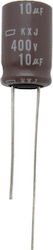 10μf 400v Nippon Chemicon Ø10x16 Mm Ls:5mm 10000h @ 105°c 10uf 400v Electrolytic Capacitor