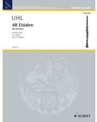 Uhl 48 Studies Clarinet Book 2